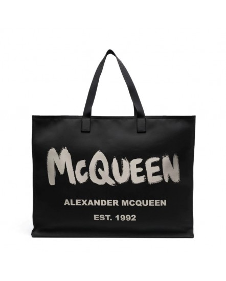 Alexander McQueen Graffiti Tote Bag